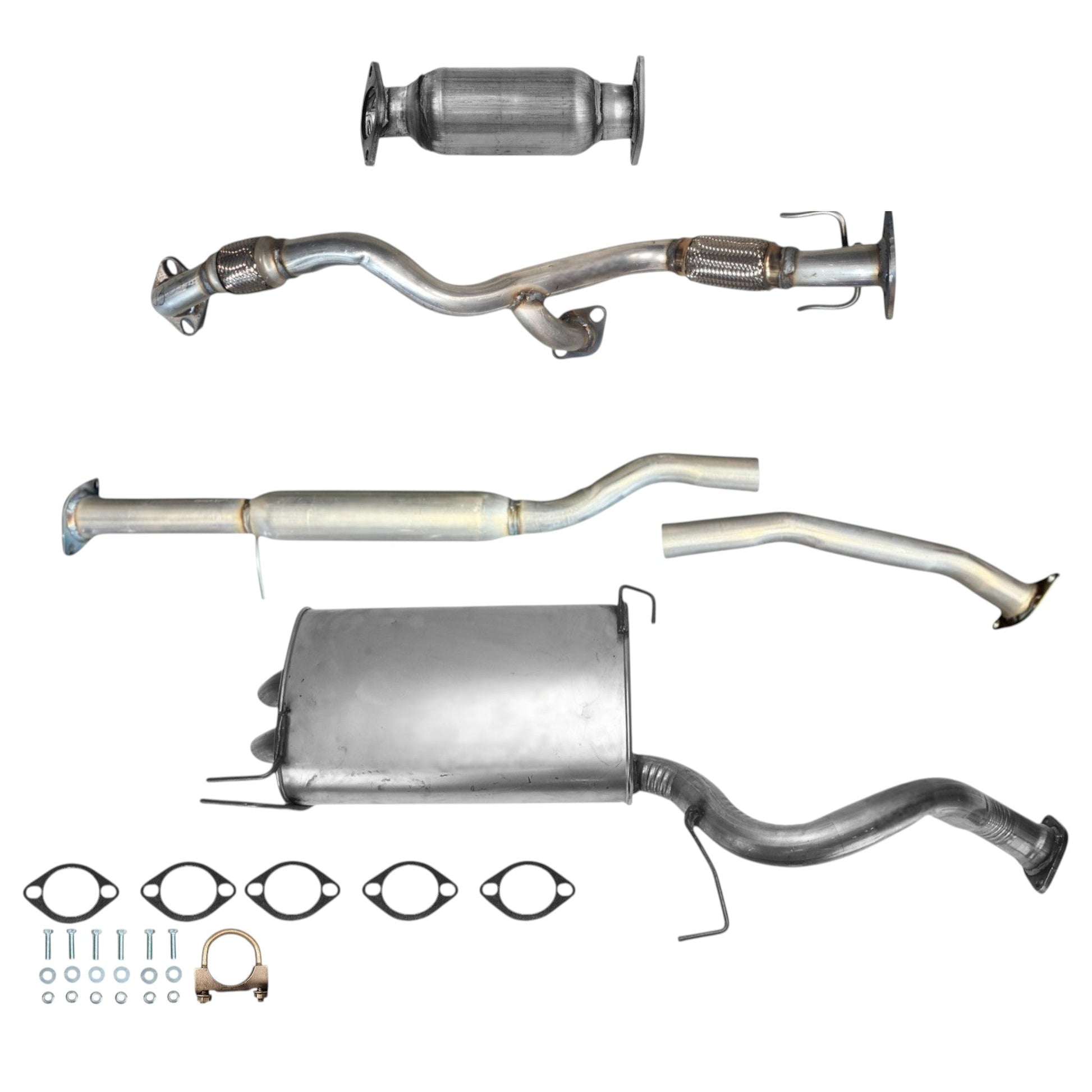 Hyundai Santa Fe 3.5L (2010-2012) Y Flex Pipe, Catalytic Converter, Resonator and Muffler