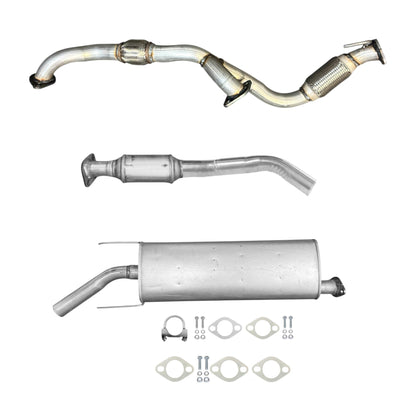 Hyundai Santa Fe 3.3L (2013-2018) (AWD) Flex Y Pipe, Catalytic Converter and Middle Muffler