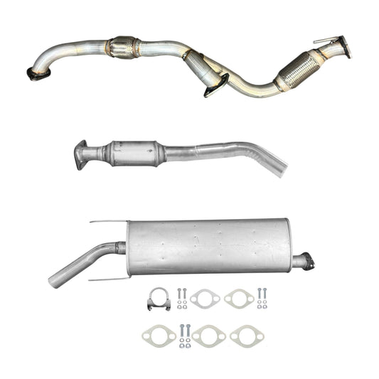 Hyundai Santa Fe 3.3L (2013-2018) (AWD) Flex Y Pipe, Catalytic Converter and Middle Muffler