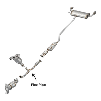 Convertisseurs de collecteur et tuyau flexible pour Ford Edge 3.5L (2015-2018)