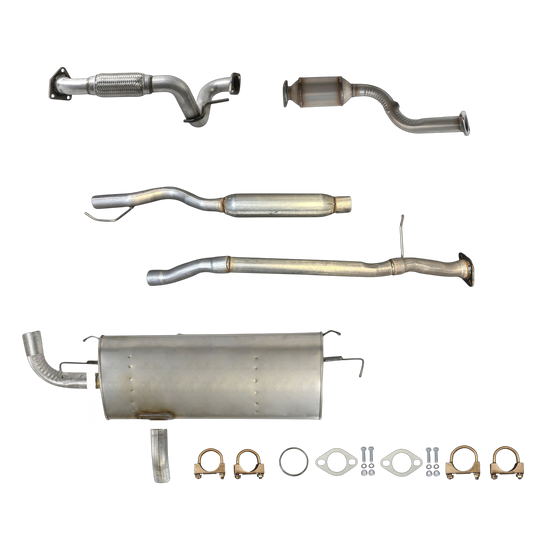Nissan Rogue 2.5L (2014-2019) Flex Pipe, Catalytic Converter, Resonator and Muffler