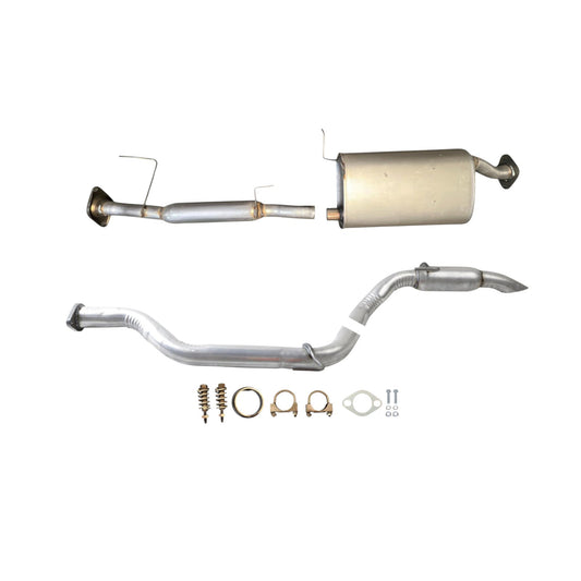 Nissan Pathfinder 3.5L (2013-2020) Middle Resonator, Muffler and Rear Resonator.