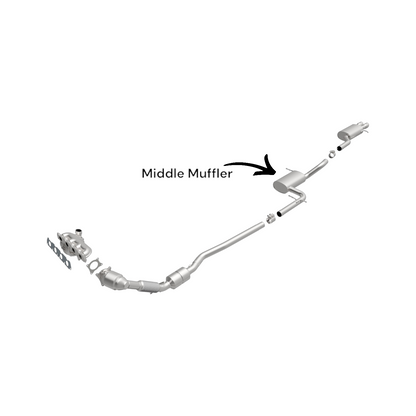 Volkswagen Passat 1.8L (2014-2017) Turbo Middle Muffler