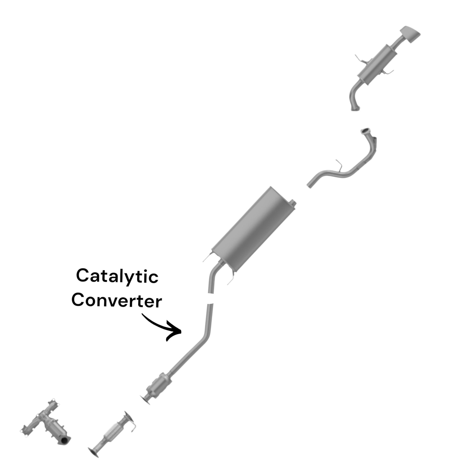Hyundai Santa Fe Sport 2.0L (2013-2016) (Turbo) Catalytic Converter