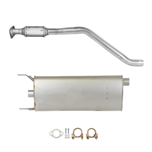 Hyundai Santa Fe Sport 2.0L (2013-2016) (Turbo) Catalytic Converter and Middle Muffler without Axel Pipe