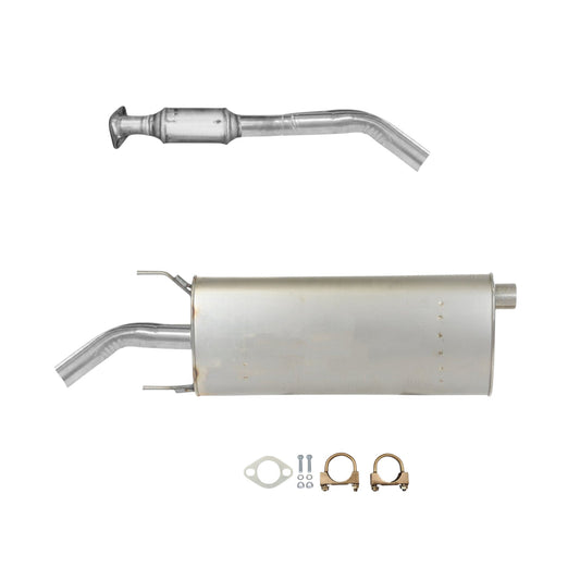 Hyundai Santa Fe Sport 2.0L (2013-2016) (Turbo) Catalytic Converter and Middle Muffler without Axel Pipe