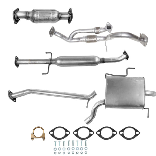 Kia Rondo 2.7L (2007-2010) Flex Pipe, Converter, Resonator and Muffler