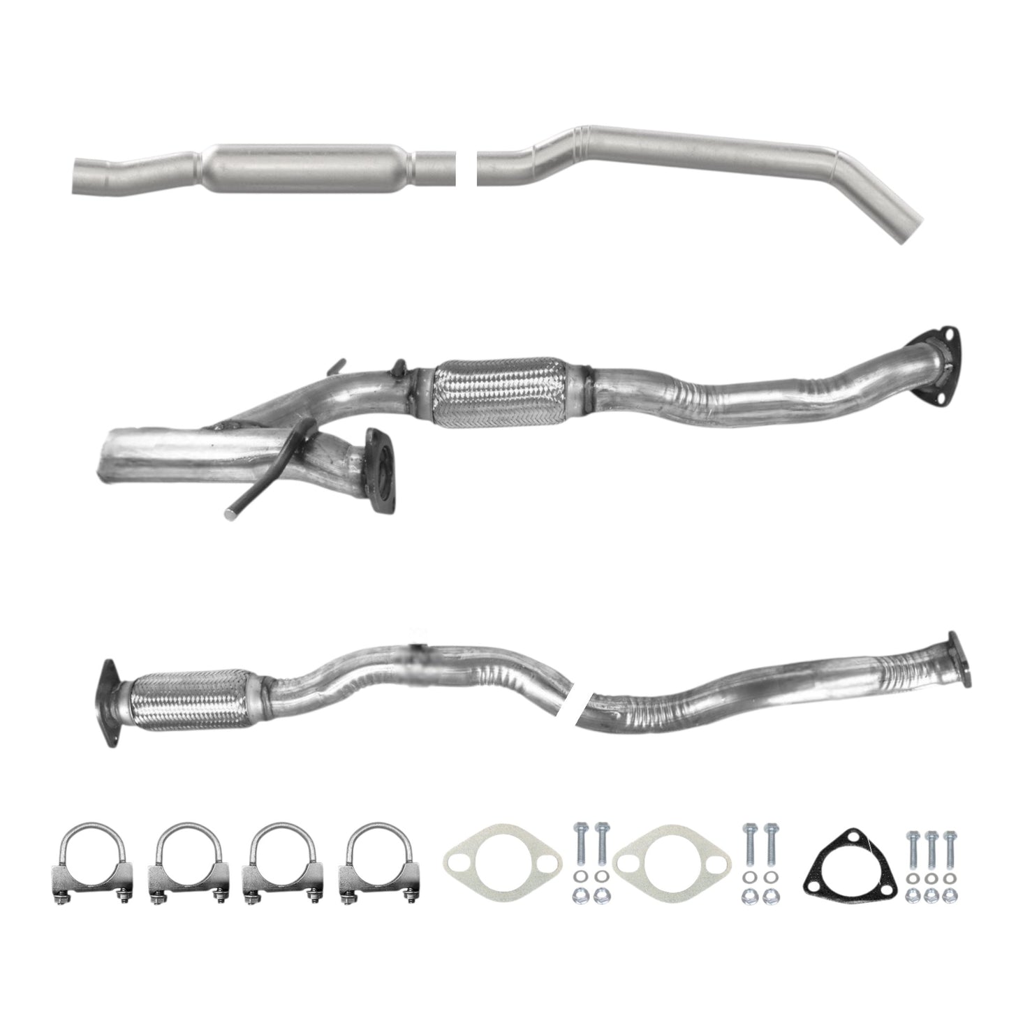 Jeep Cherokee 3.2L 2014-2018 Flex Pipes With Two Speed Transfer and Resonator AWD