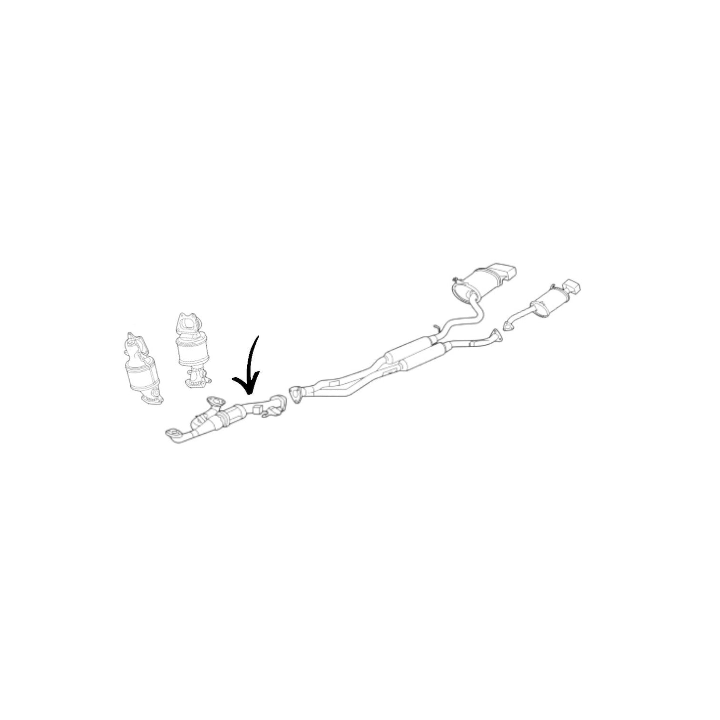 Acura TL 3.7L 2010-2014 SH-AWD Flex Y-pipe