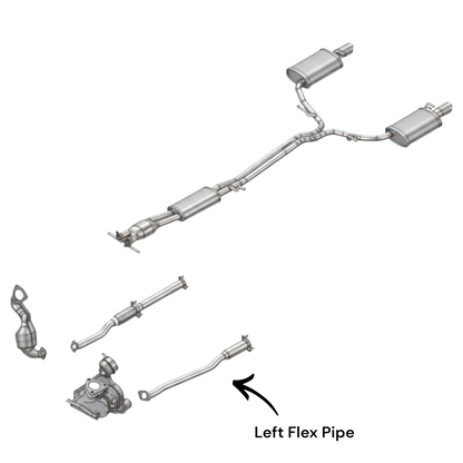 Lincoln MKT 3.5L (2010-2019) (Turbo) Left Side Flex Pipe