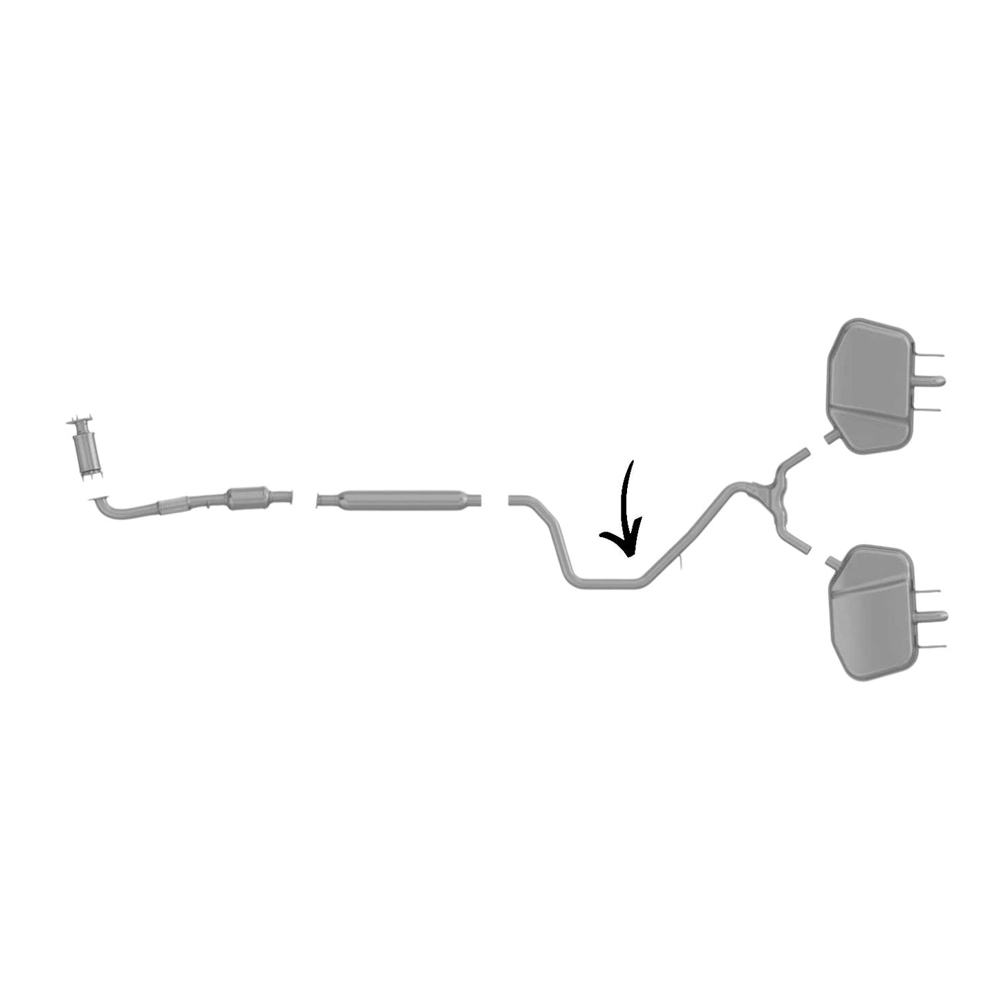 Buick Regal 2.4L (2011-2017) Exhaust Y-Pipe
