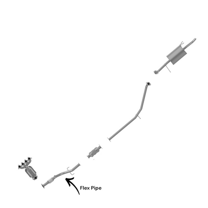 Kia Rio5 1.6L (2010-2011) (Canadian Built) Flex Pipe