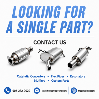 Toyota Corolla 1.8L (2009-2013) (Except S and XRS Sub-Model) Converter with Resonator & Muffler