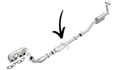 Toyota Tacoma 2.4L (1999-2004) Rear Catalytic Converter