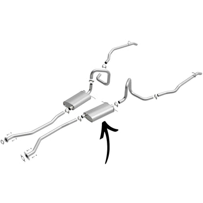 Silencieux arrière côté conducteur pour Lincoln Town Car 4.6L (1998-2002) V8