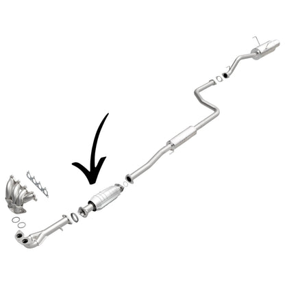 Honda Civic Coupé 2 portes et Berline 4 portes 1999-2000 Convertisseur catalytique 1,6 L