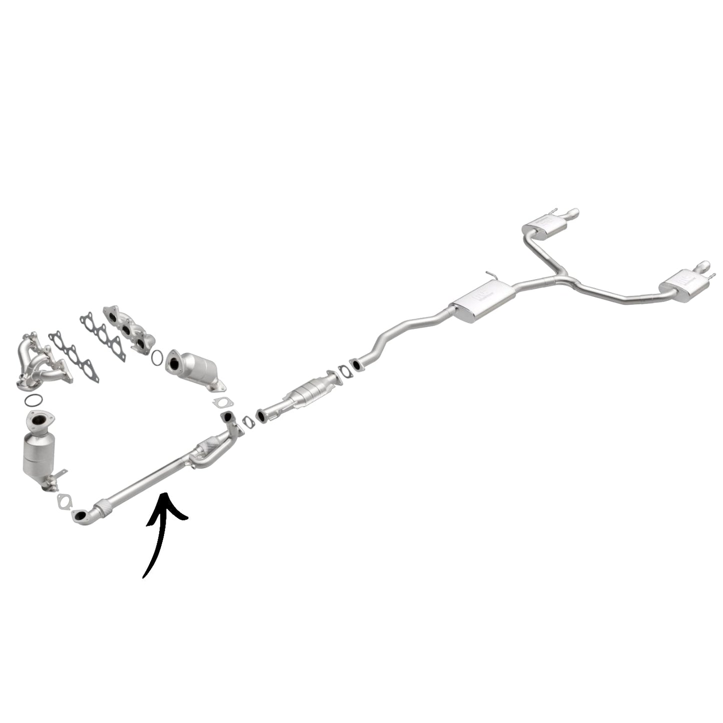 Buick Enclave 3.6L (2009-2017) Flex Y-pipe