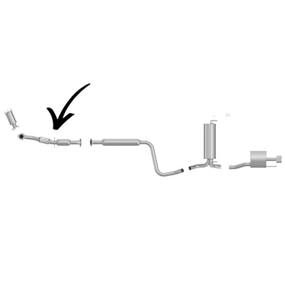 Convertisseur catalytique arrière pour Buick Verano 2.4L V4 (2012-2017)