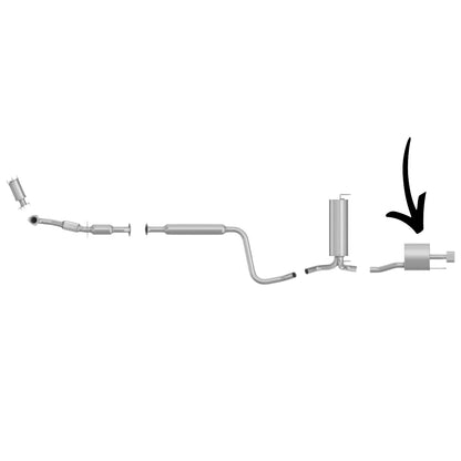 Silencieux arrière pour Buick Verano 2.4L (2012-2017)
