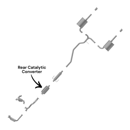 Mercury Milan 3.0L (2006-2011) (FWD) Rear Catalytic Converter