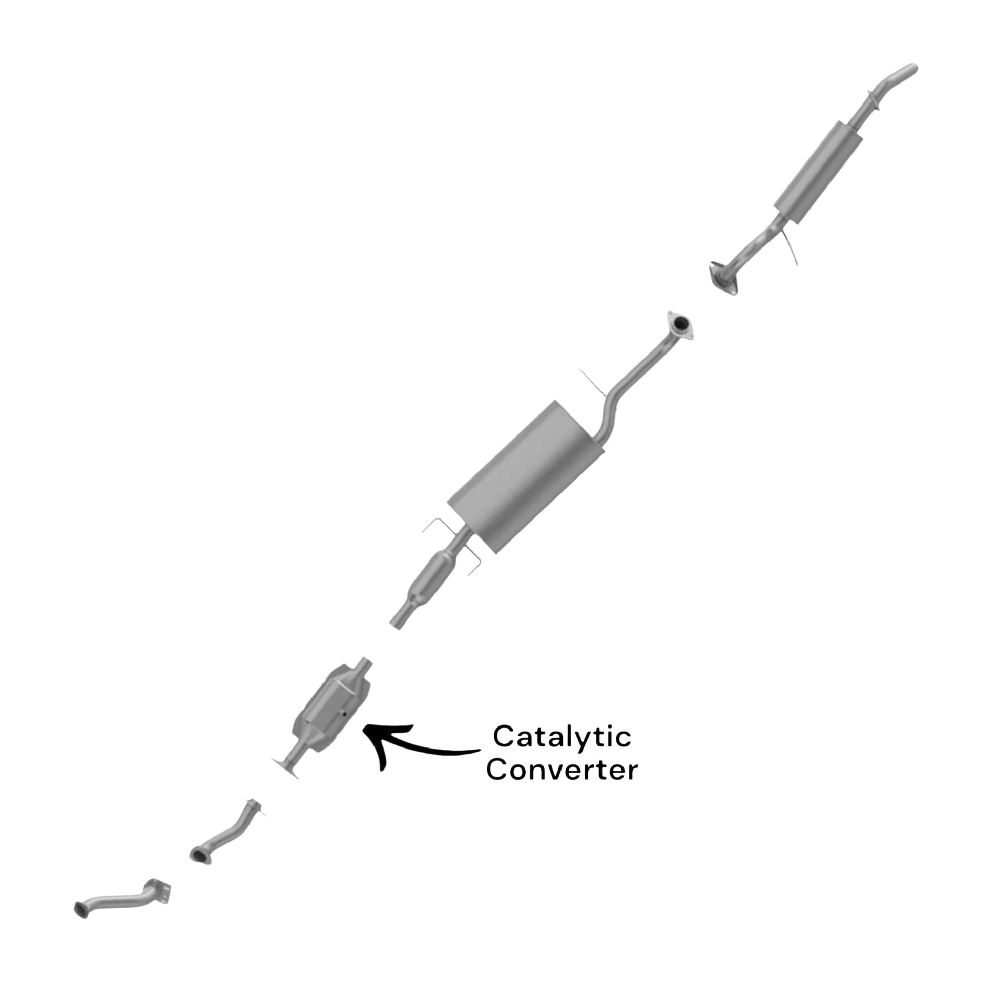 Ford Escape 2.5L (2009-2012) (Non-Hybrid) Catalytic Converter