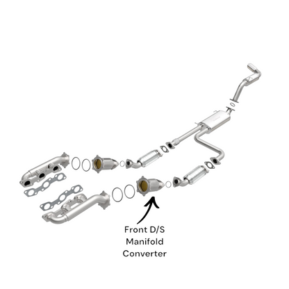 INFINITI QX4 3.3L(1997-2000) /3.5L(2001-2003) Driver Side Catalytic Converter