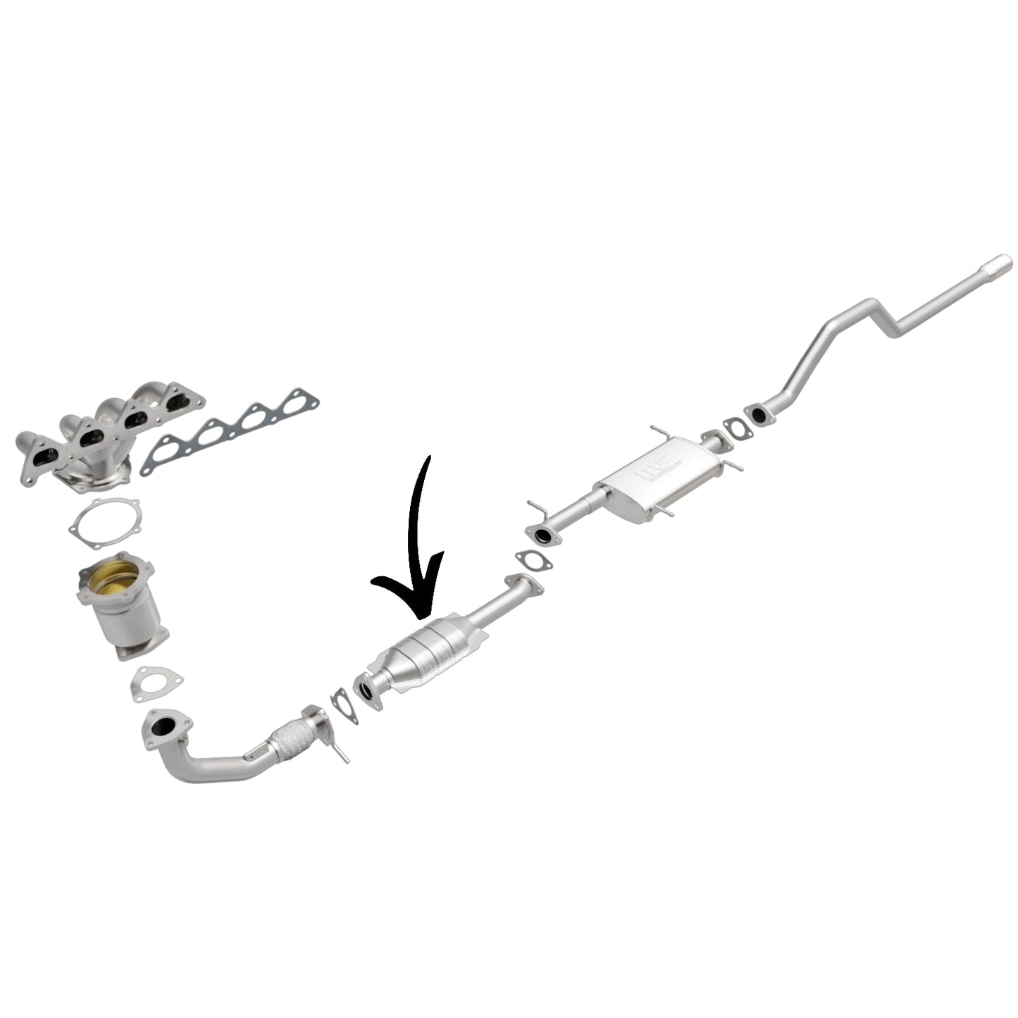 Kia Sportage 2.0L (2001 & 2002) Rear Catalytic Converter