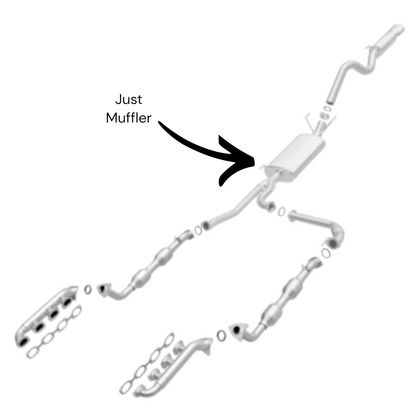 Lexus LX470 4.7L 1998-2002 Silencieux